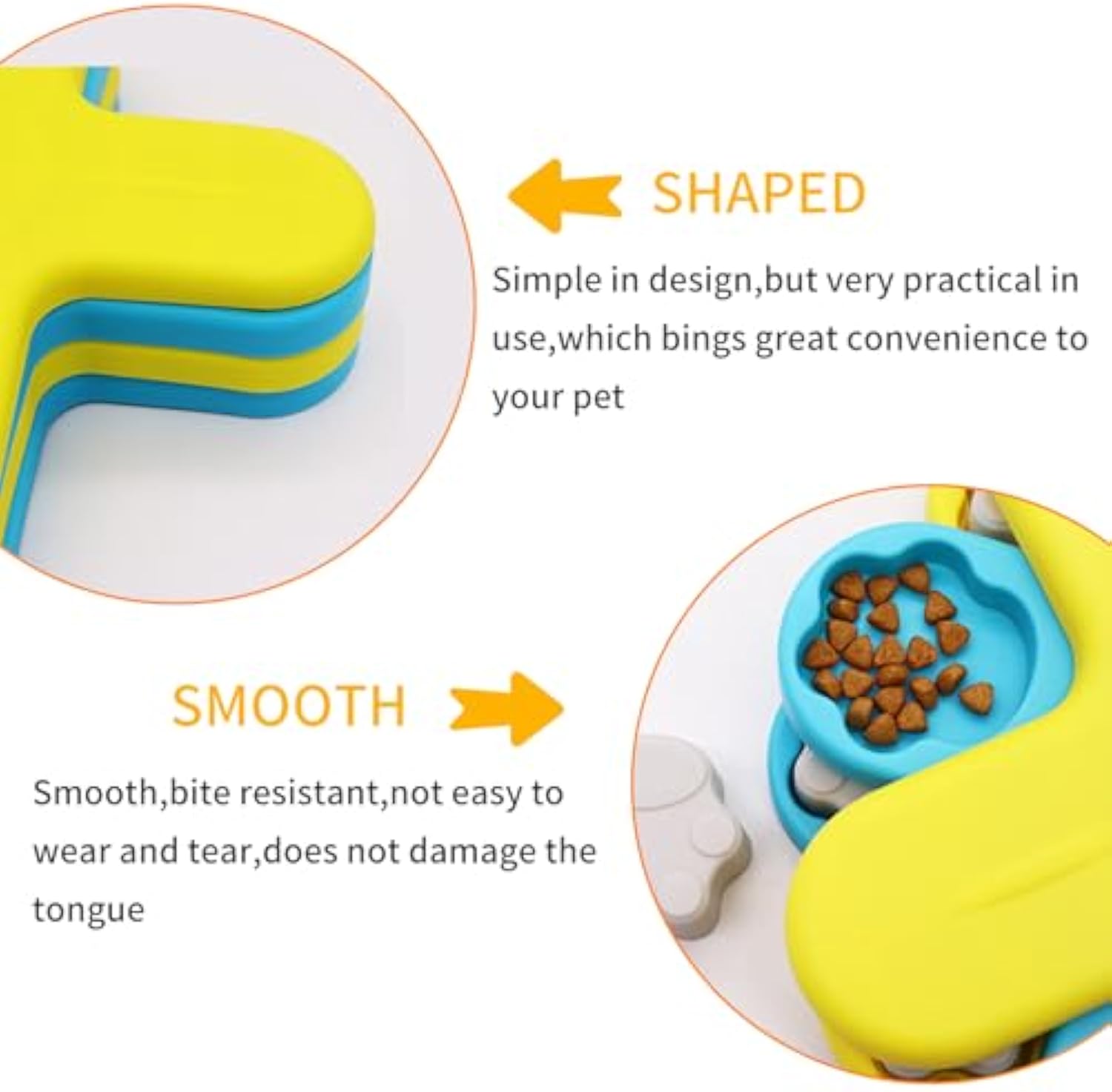 KFX-1482813 Interactive Dog Puzzle Feeder with Adjustable Slow Feeding Mechanism for IQ Training and Enrichment