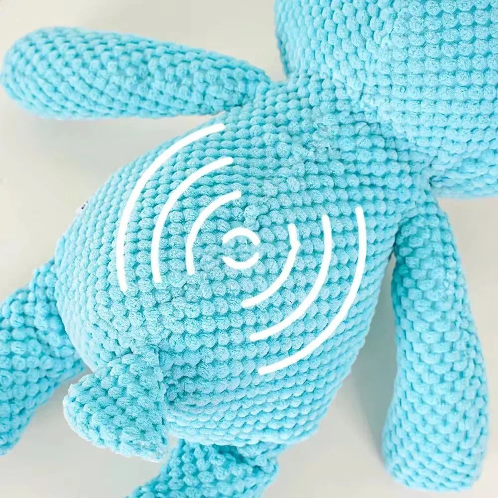 KFX-1484989 Soft Plush Bear Squeaky Toy for Dogs - Chew and Dental Training Aid for Puppies