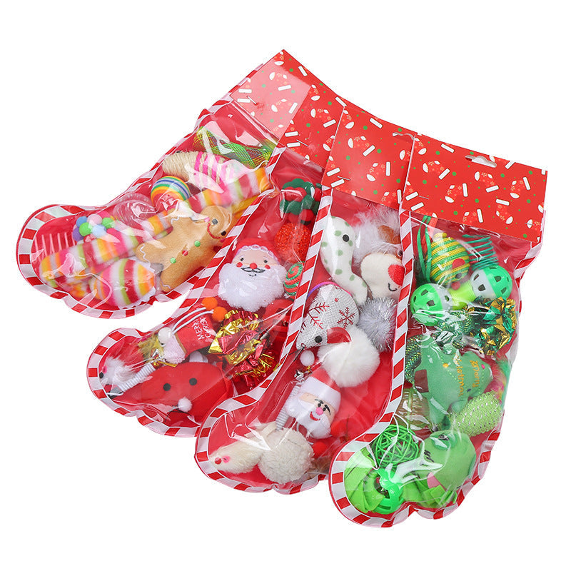 KFX-1486141 Warm Winter Cat Toy Gift Set for Holidays and Special Occasions - Ideal for Friends and Family