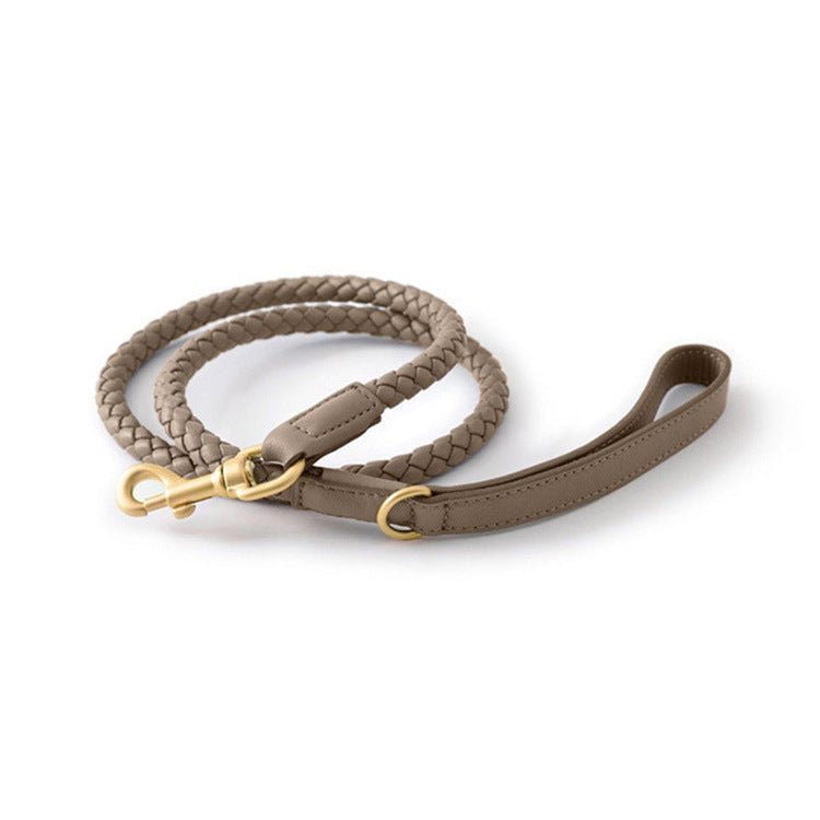 KFX-1490877 Durable Leather Large Dog Collar with Adjustable Sizes and Color Options