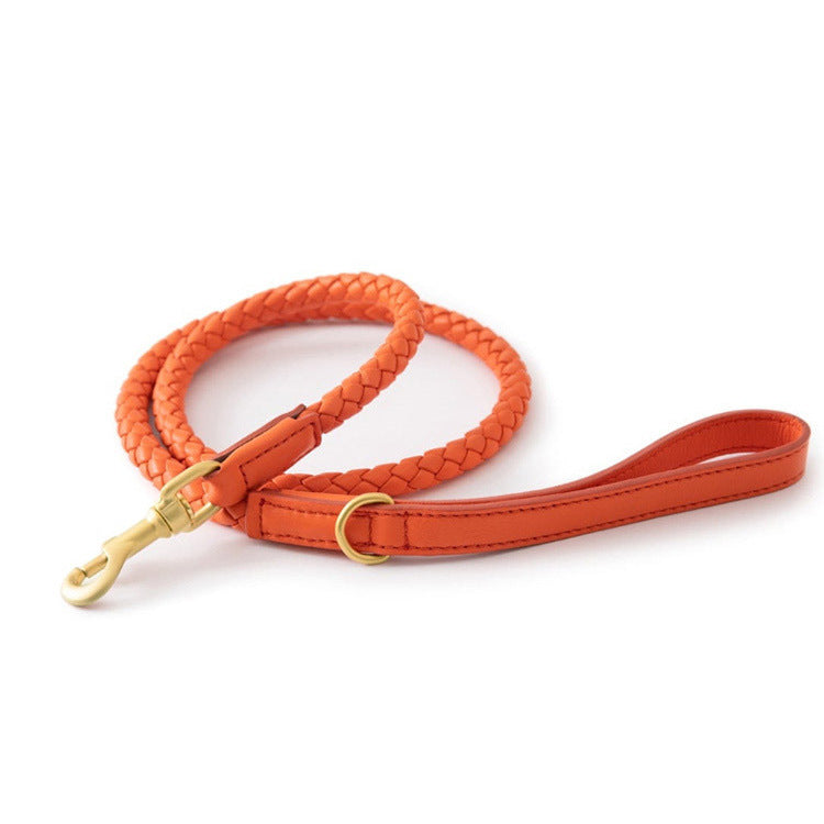 KFX-1490877 Durable Leather Large Dog Collar with Adjustable Sizes and Color Options