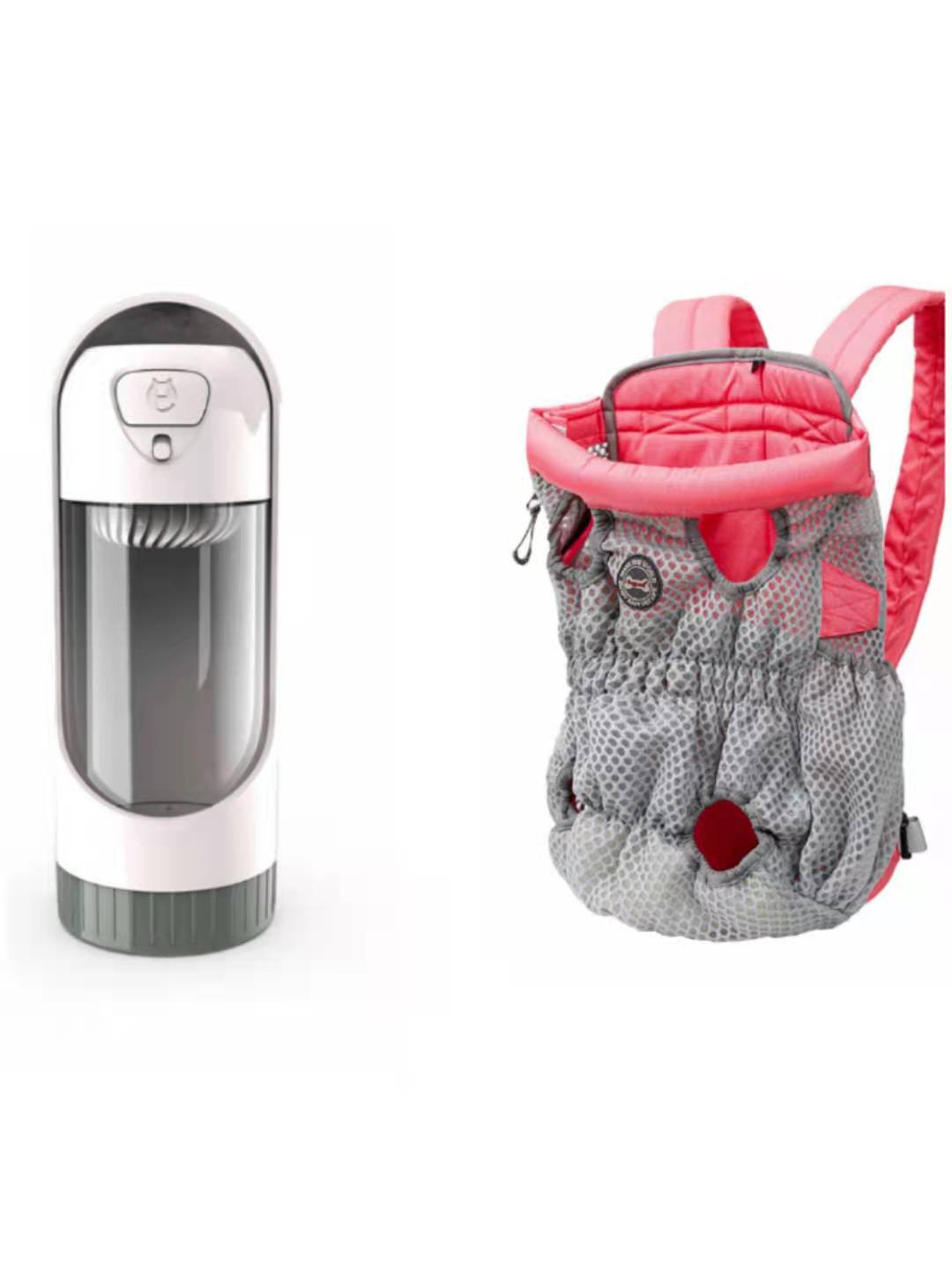 KFX-1493309 Breathable Pet Carrier Backpack for Small Dogs and Cats, Adjustable Mesh Travel Bag