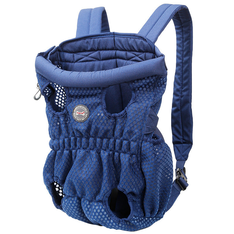 KFX-1493309 Breathable Pet Carrier Backpack for Small Dogs and Cats, Adjustable Mesh Travel Bag