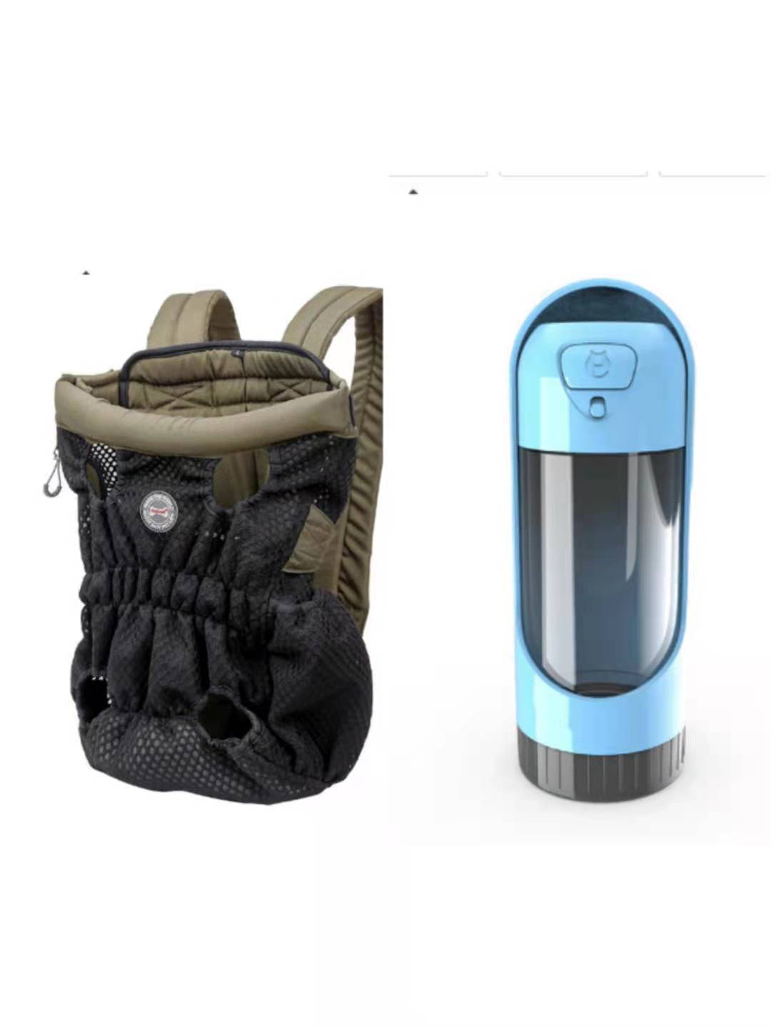 KFX-1493309 Breathable Pet Carrier Backpack for Small Dogs and Cats, Adjustable Mesh Travel Bag