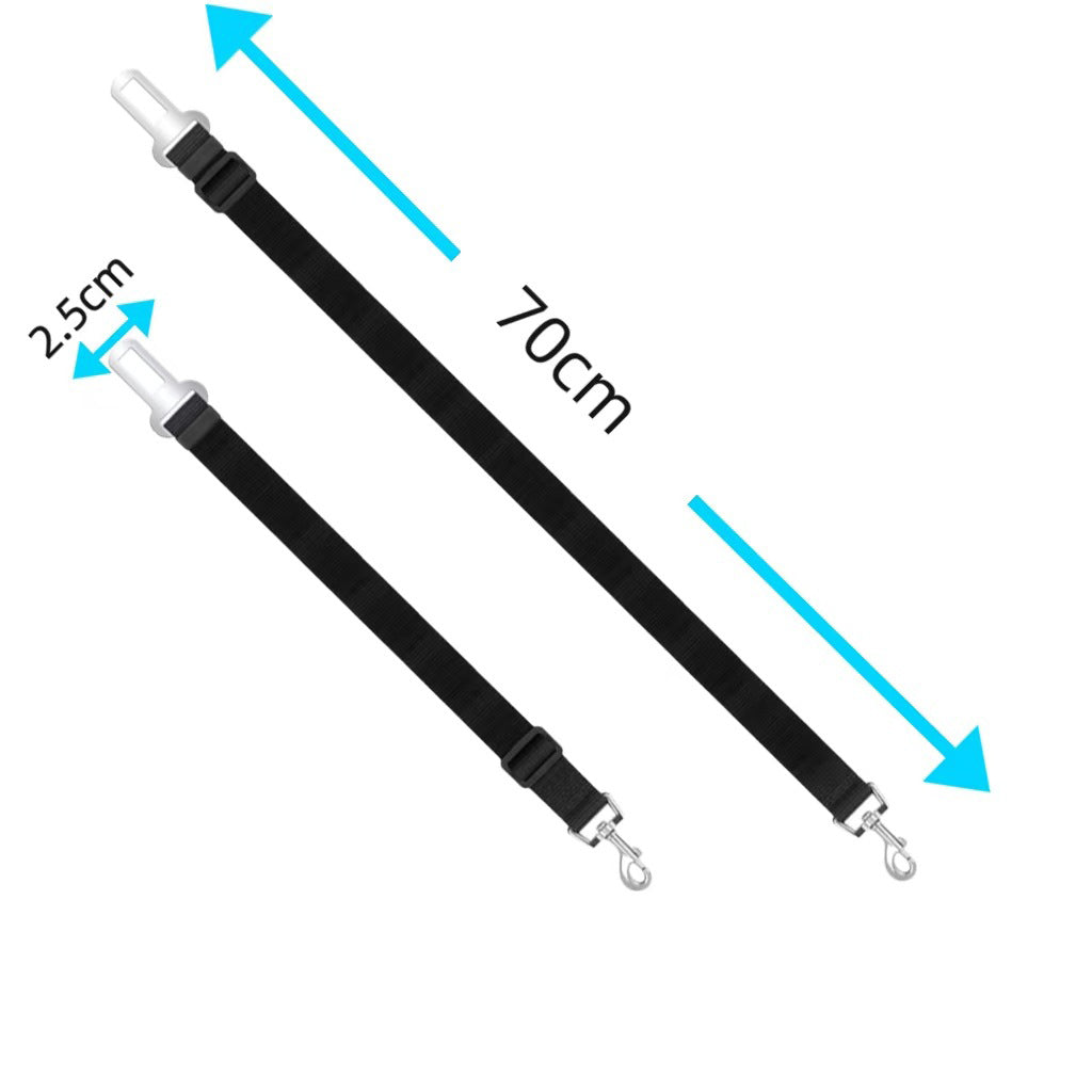 KFX-1493693 Adjustable Dog Seat Belt Harness Leash - Dog Collar for Safe Travel in Cars