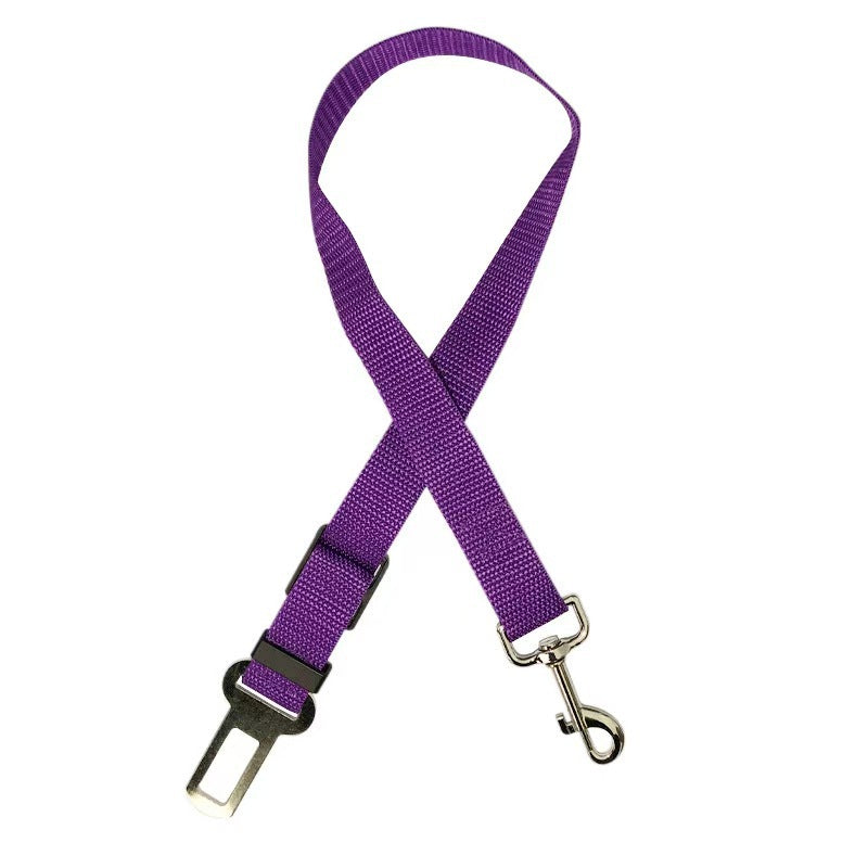KFX-1493693 Adjustable Dog Seat Belt Harness Leash - Dog Collar for Safe Travel in Cars