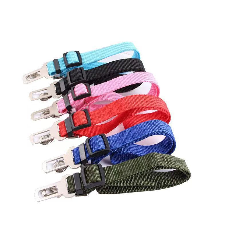 KFX-1493693 Adjustable Dog Seat Belt Harness Leash - Dog Collar for Safe Travel in Cars