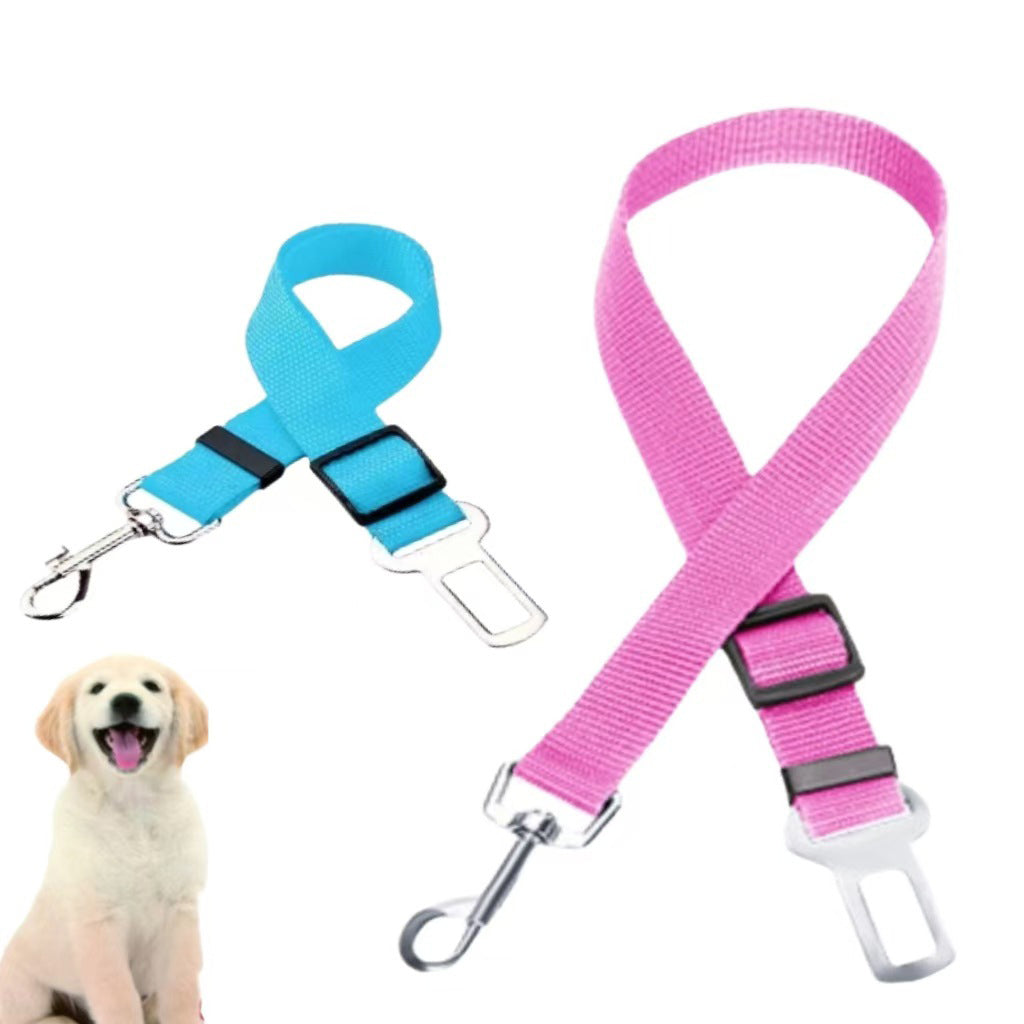 KFX-1493693 Adjustable Dog Seat Belt Harness Leash - Dog Collar for Safe Travel in Cars
