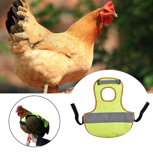 KFX-1496125 Reflective Chicken Vest in Red, Green, and Black - All Sizes, Durable Polyester Material