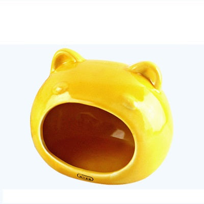 KFX-1500605 Ceramic Hamster Sleeping Nest for Small Pets - Cozy Ceramic House for Hamsters & Squirrels