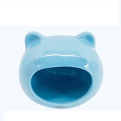 KFX-1500605 Ceramic Hamster Sleeping Nest for Small Pets - Cozy Ceramic House for Hamsters & Squirrels