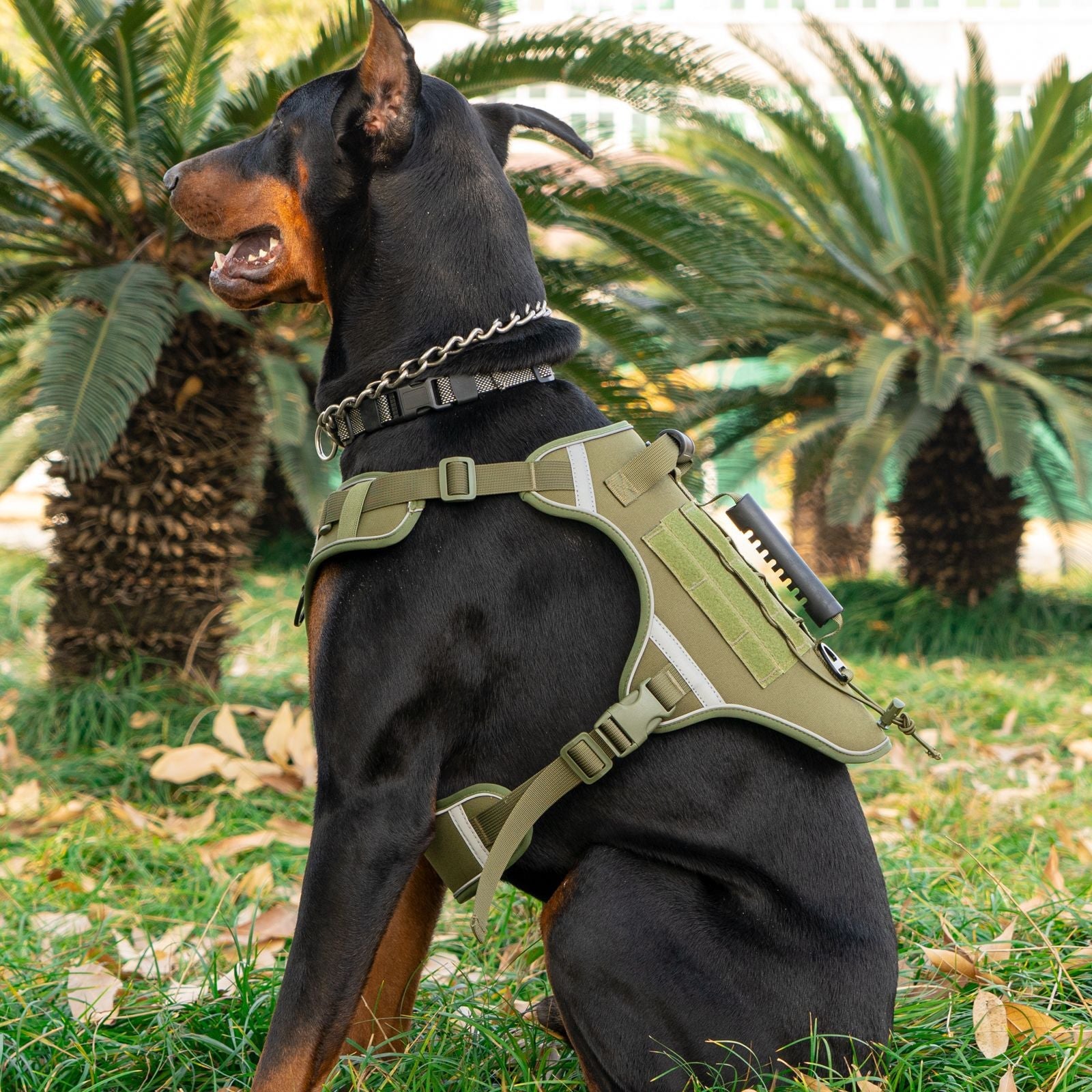 KFX-1502397 Breathable Tactical Dog Vest with Reflective Features for All Seasons