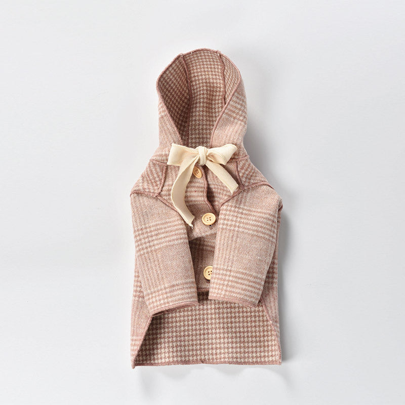 KFX-1503165 British Style Cat Cashmere Coat in Polyester for All Genders