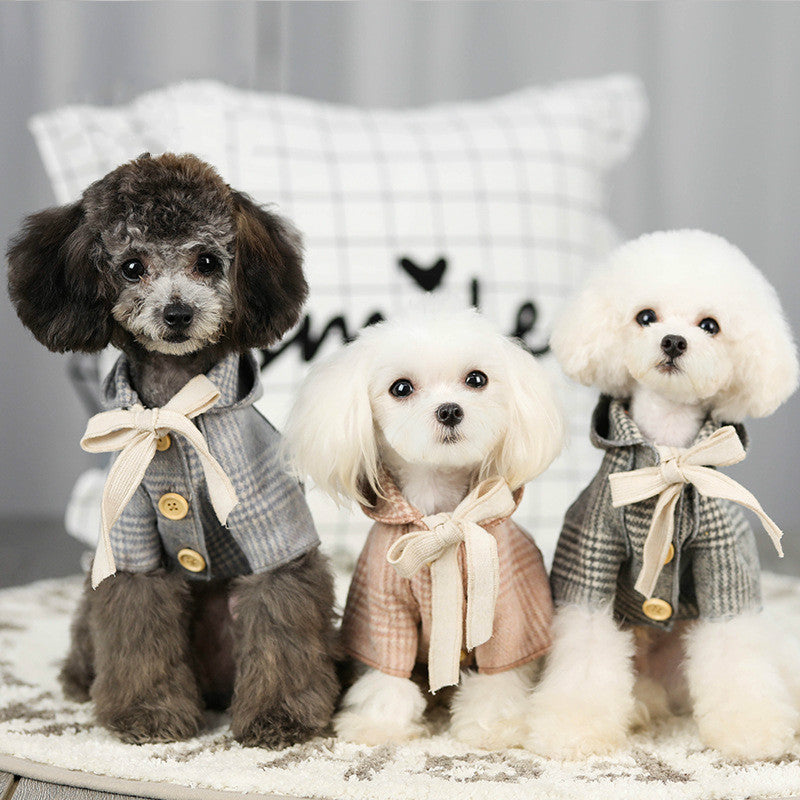 KFX-1503165 British Style Cat Cashmere Coat in Polyester for All Genders