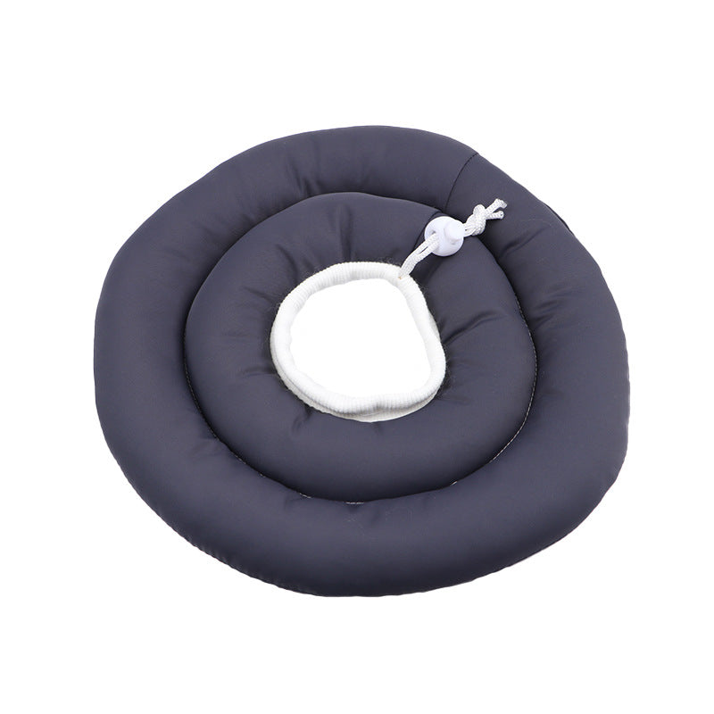 KFX-1504573 Adjustable Elizabethan Collar for Cats and Dogs - Waterproof Recovery Cone for Wound Healing