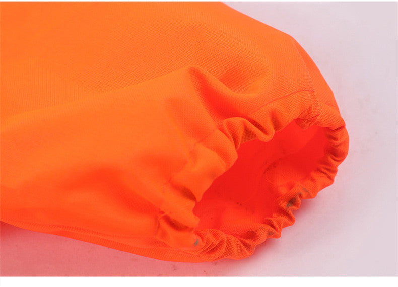 KFX-1504957 Waterproof Reflective Hooded Poncho for Medium and Large Dogs - Available in Black, Fluorescent Green, and Fluorescent Orange