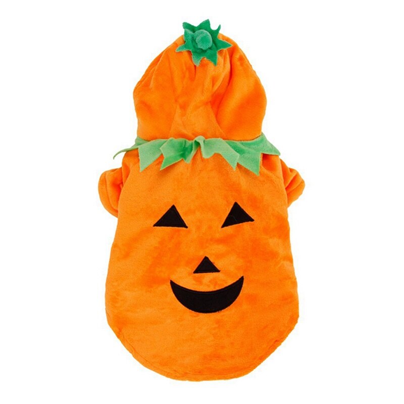 KFX-1506749 Casual Pumpkin Demon Transformation Costume for Pets in Shearing and Polar Fleece