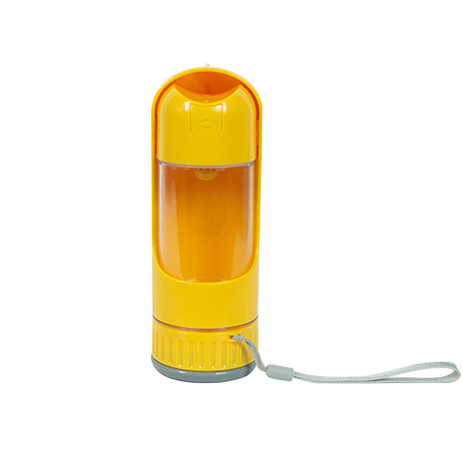KFX-1508413 Multifunctional Portable Pet Cup - 350ml Folding Bowl in Iceberg Blue, Dynamic Yellow, Beige, and White