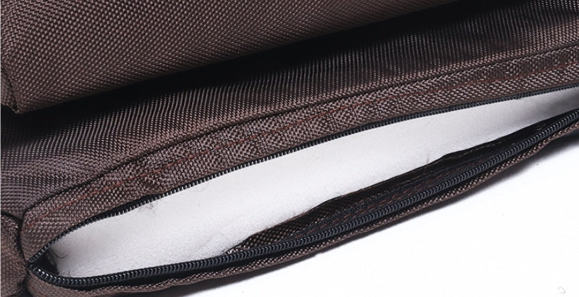 KFX-1512381 All-Weather Removable & Washable Dog Bed, Medium Size 75x60x11cm with Sponge Cushion and Pillow
