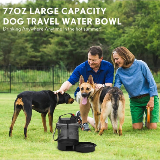 KFX-1514173 Large Capacity Water Bottle for Dogs and Cats - Durable Silicone Plastic Design