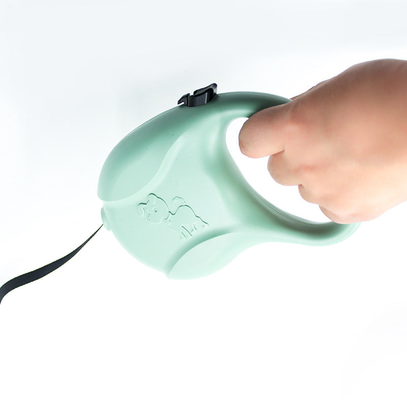 KFX-1517885 Automatic Retractable Dog Leash with Hand Holding Rope - Durable ABS Material - Available in Multiple Colors