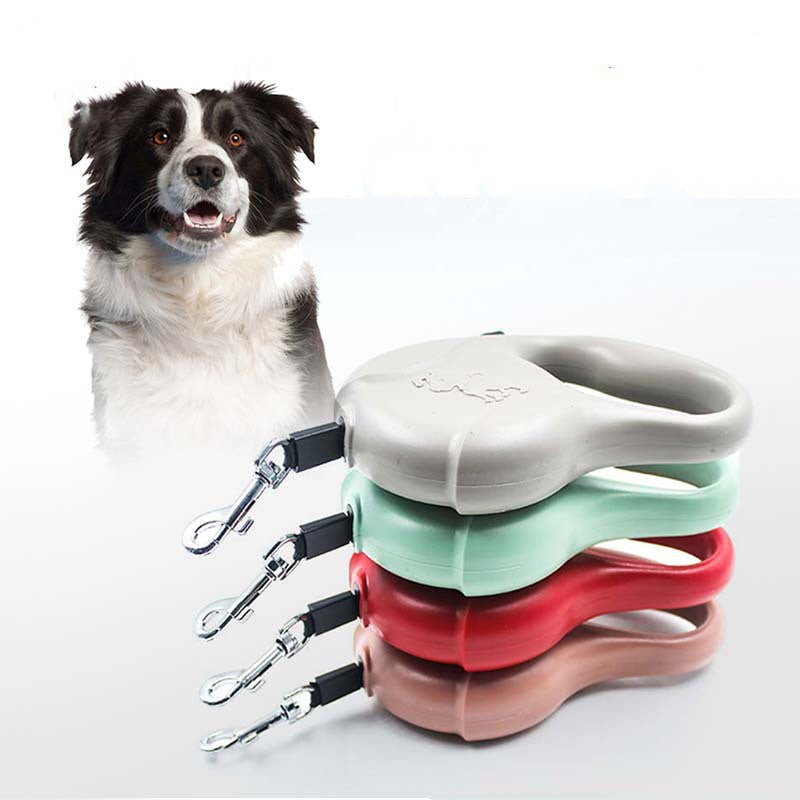KFX-1517885 Automatic Retractable Dog Leash with Hand Holding Rope - Durable ABS Material - Available in Multiple Colors