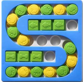 KFX-1518909 S-Shaped and Square Pet Puzzle Toy for Engaging Snack Time Fun