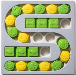 KFX-1518909 S-Shaped and Square Pet Puzzle Toy for Engaging Snack Time Fun