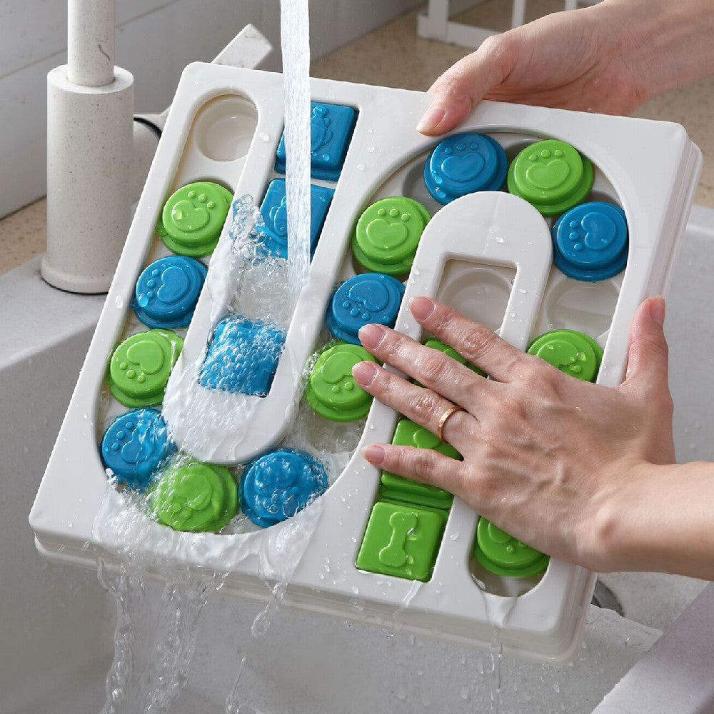 KFX-1518909 S-Shaped and Square Pet Puzzle Toy for Engaging Snack Time Fun