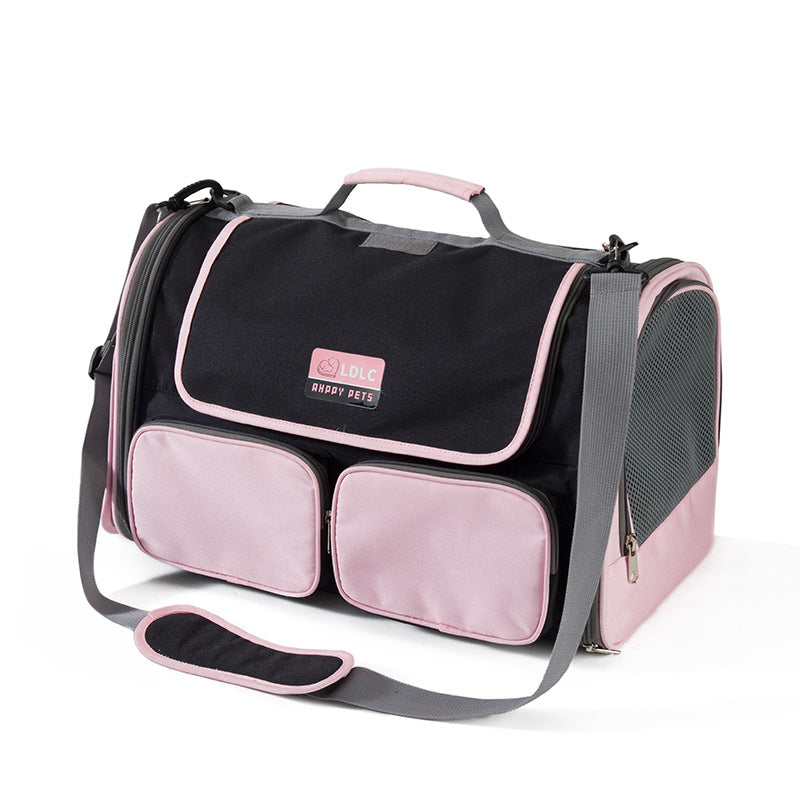 KFX-1520317 Breathable One-Shoulder Pet Bag in Oxford Cloth for Pets up to 15kg