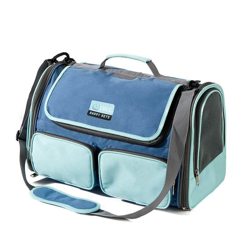 KFX-1520317 Breathable One-Shoulder Pet Bag in Oxford Cloth for Pets up to 15kg