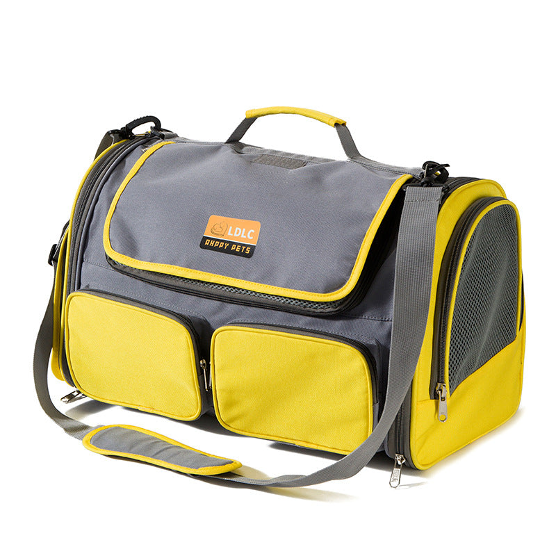 KFX-1520317 Breathable One-Shoulder Pet Bag in Oxford Cloth for Pets up to 15kg