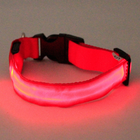 KFX-1525821 Nylon Dog Collar in Various Colors - Adjustable Sizes S, M, L