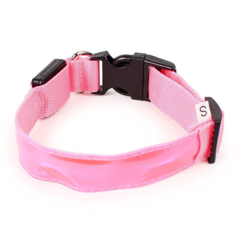 KFX-1525821 Nylon Dog Collar in Various Colors - Adjustable Sizes S, M, L