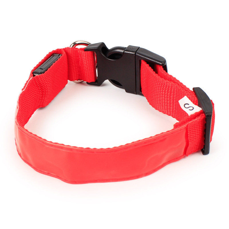 KFX-1525821 Nylon Dog Collar in Various Colors - Adjustable Sizes S, M, L