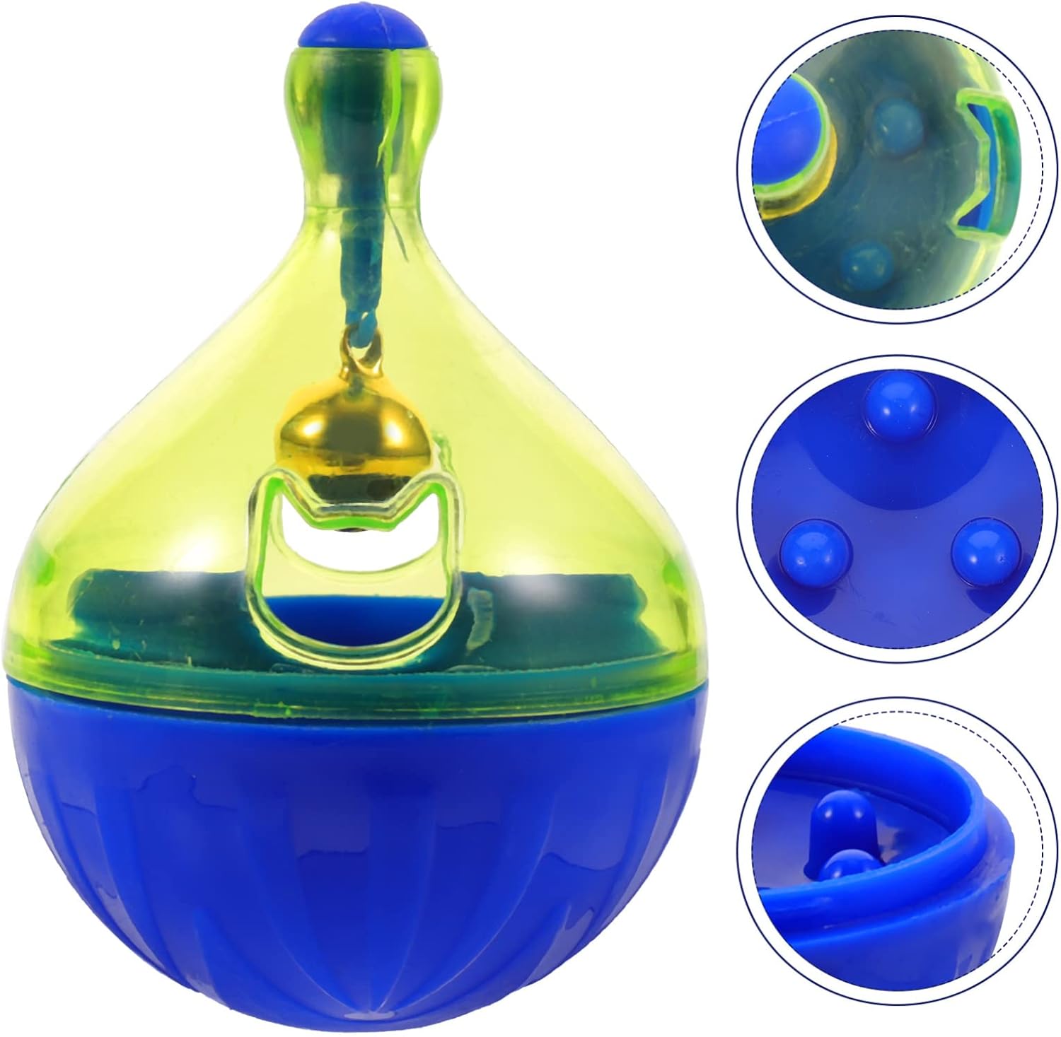 KFX-1527101 Interactive Pet Treat Dispenser Ball for Dogs and Cats - Slow Feeding Puzzle Toy with Tumbler Design