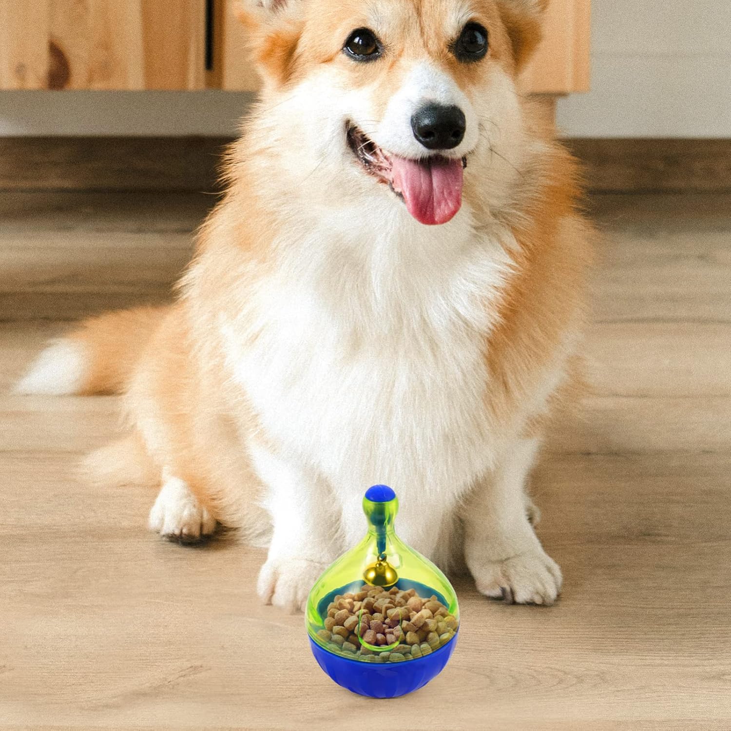 KFX-1527101 Interactive Pet Treat Dispenser Ball for Dogs and Cats - Slow Feeding Puzzle Toy with Tumbler Design