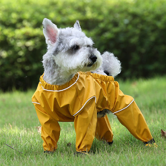 KFX-1528253 Breathable Waterproof Dog Jumpsuit with Soft Bottom - Four Seasons Casual Wear in Mixed Color Options