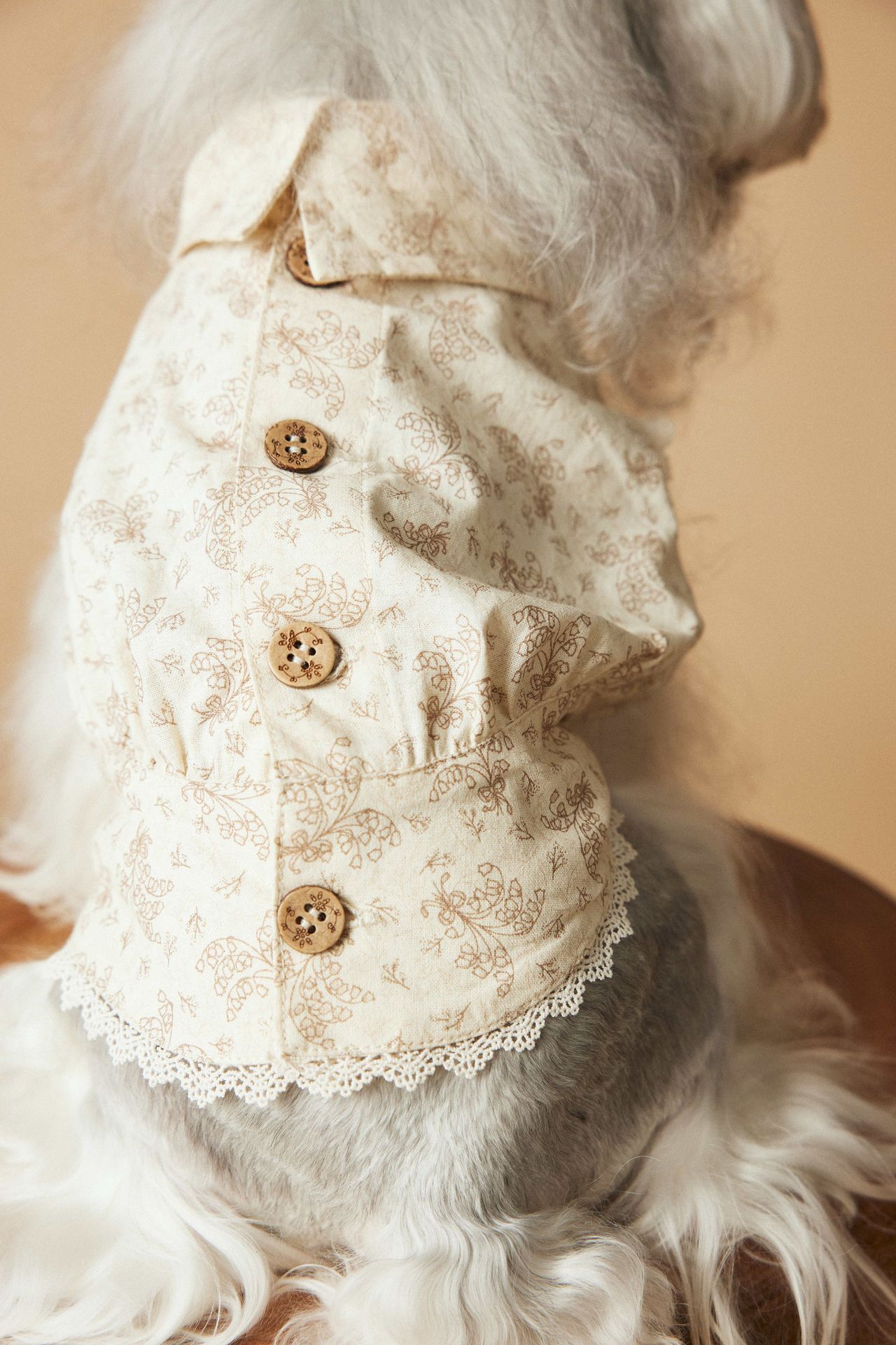 KFX-1528381 Sleeveless Cotton Princess Style Dress for Pets - Teddy Schnauzer, Bichon, Yorkshire Skirt