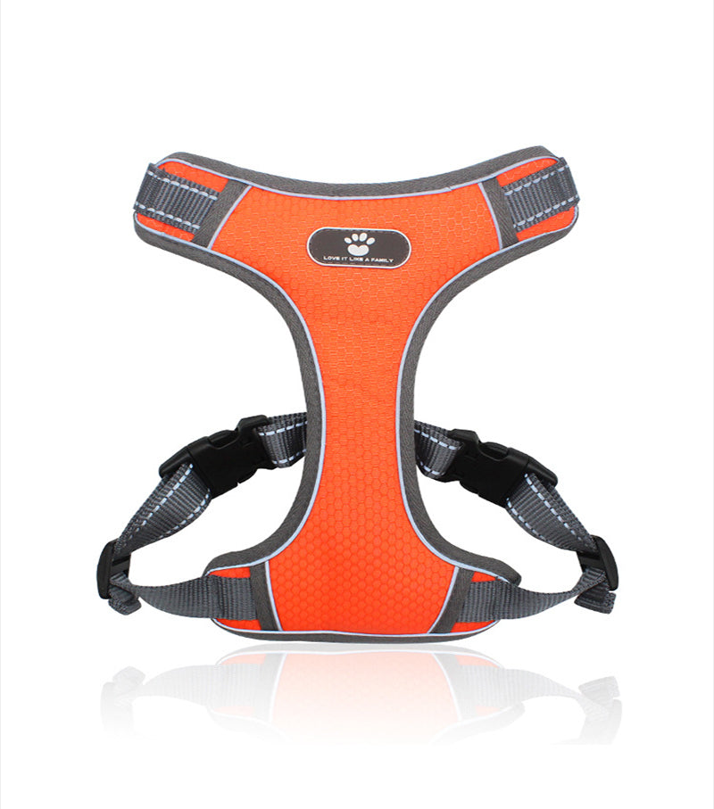 KFX-1528893 Reflective Oxford Cloth Explosion-Proof Punch Vest with Adjustable Chest Strap