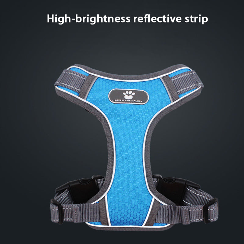 KFX-1528893 Reflective Oxford Cloth Explosion-Proof Punch Vest with Adjustable Chest Strap