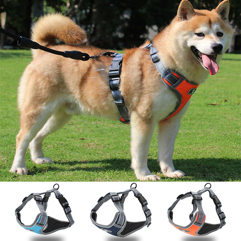 KFX-1528893 Reflective Oxford Cloth Explosion-Proof Punch Vest with Adjustable Chest Strap