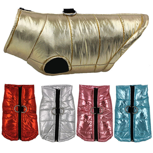 KFX-1533757 Waterproof Cotton Dog Vest in Bright Colors for All Sizes