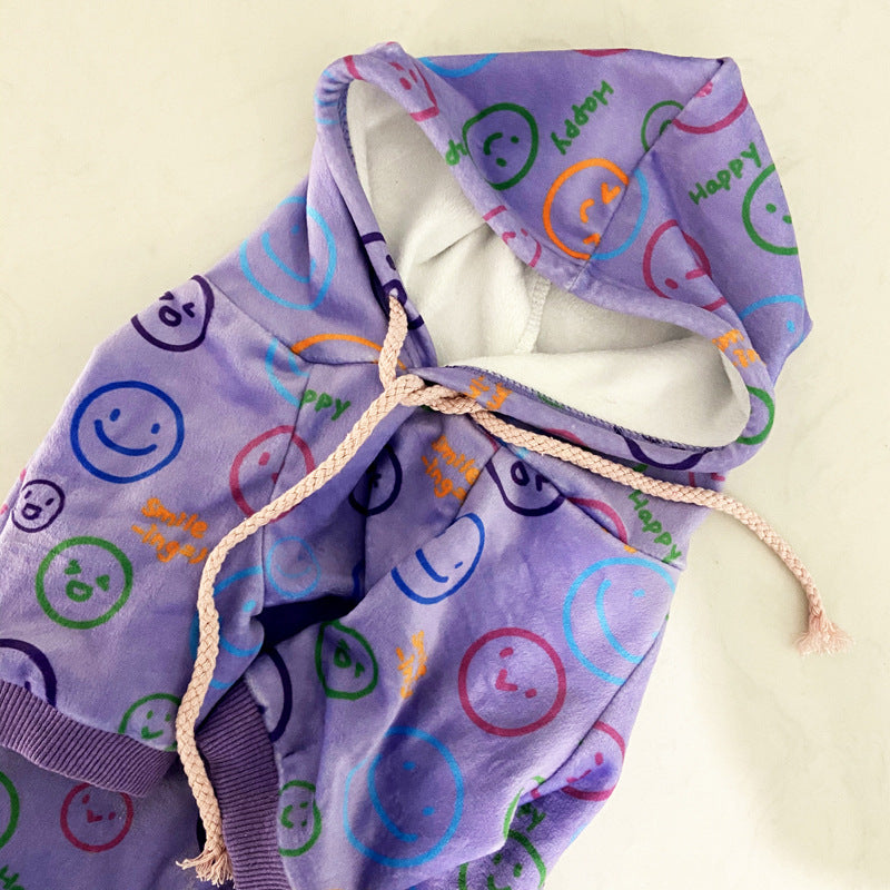 KFX-1534653 Cozy Cartoon Velvet Sweater for Dogs – Spring and Autumn Styles Available