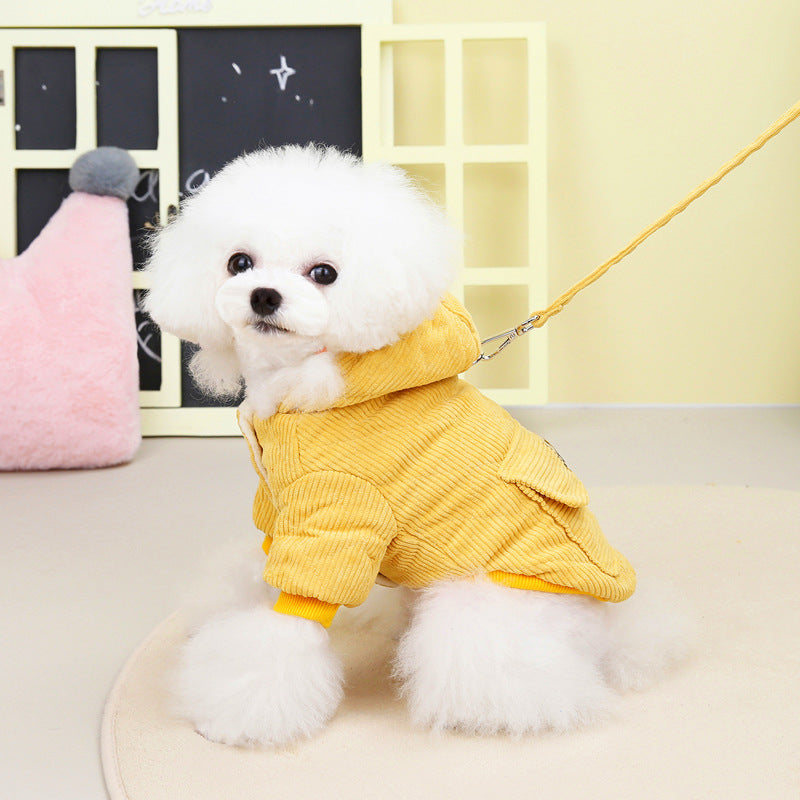 KFX-1539773 Cotton-Padded Winter Jacket with Teddy Bear Design and Pull Ring for Women