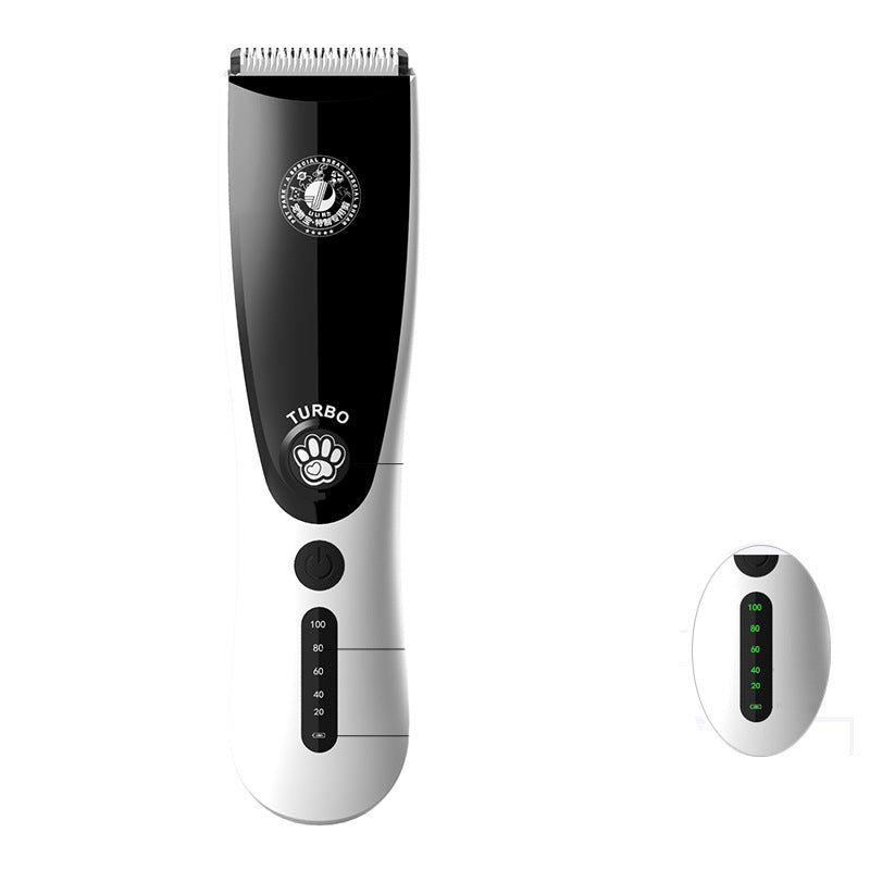 KFX-1540925 Black Metal Electric Pet Clipper with USB Charging