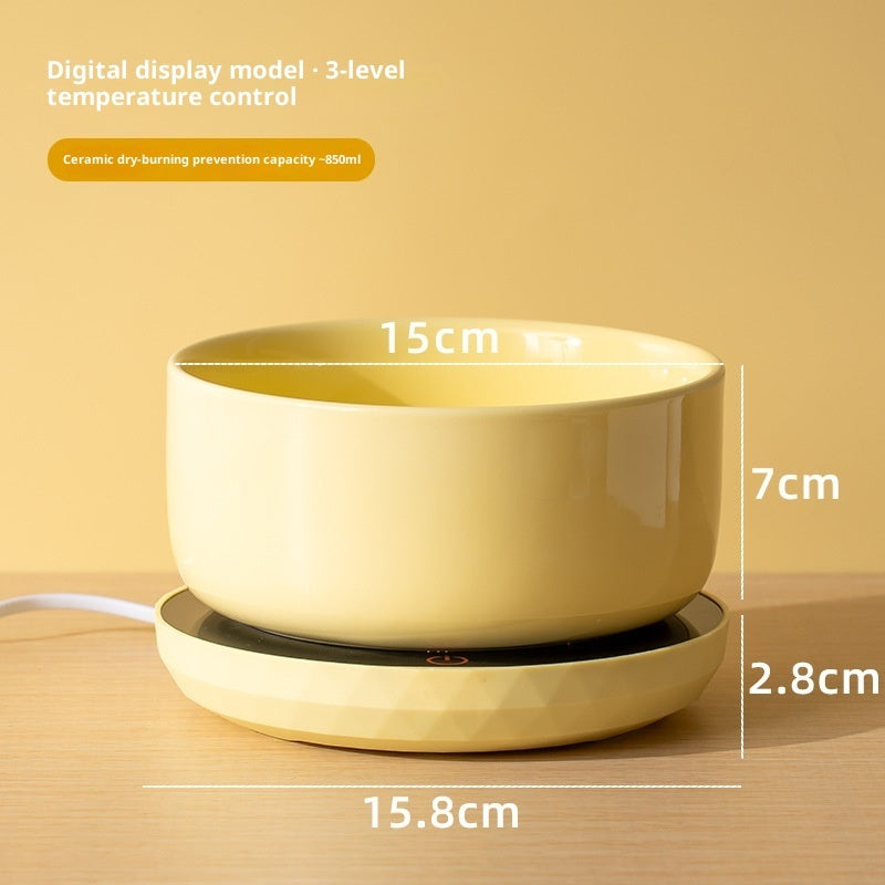 KFX-1541181 Ceramic Heated Cat Water Bowl - Constant Temperature with Multiple Capacity Options