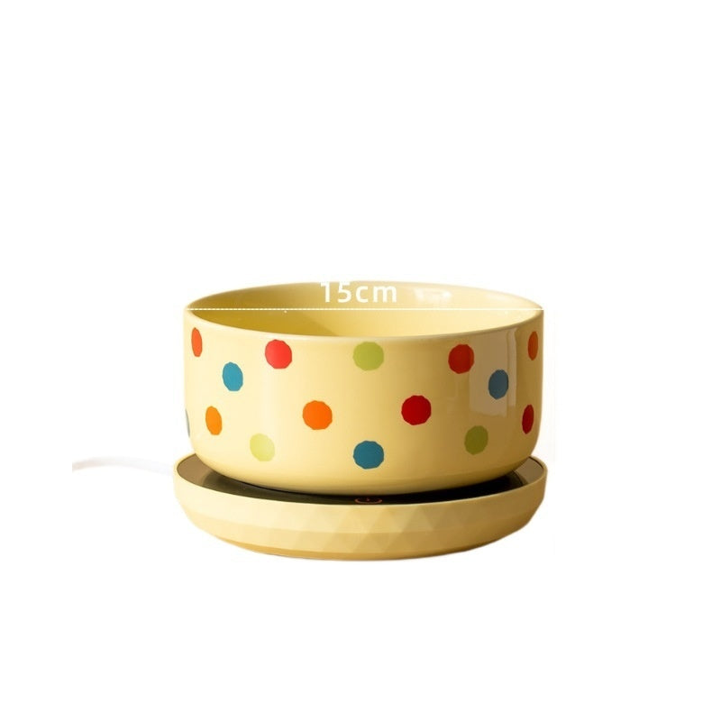KFX-1541181 Ceramic Heated Cat Water Bowl - Constant Temperature with Multiple Capacity Options
