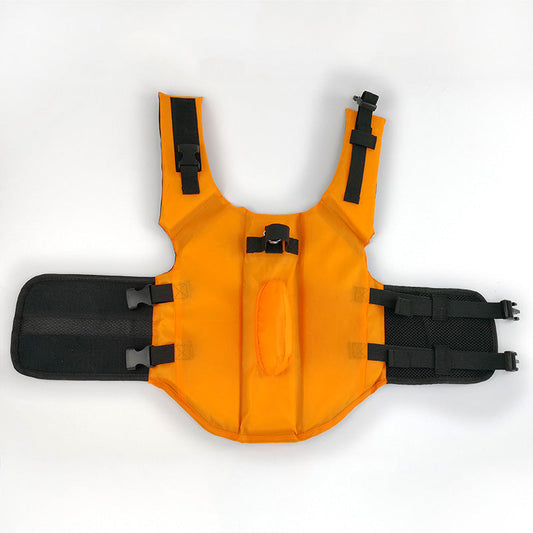 KFX-1542717 Shark Fin Life Jacket for Pets – Durable Cloth Swimsuit in Blue, Orange, Green, Multiple Sizes Available