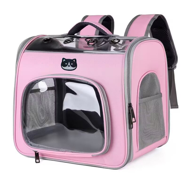 KFX-1547325 Spacious Breathable Portable Pet Bag - Solid Color Options Available